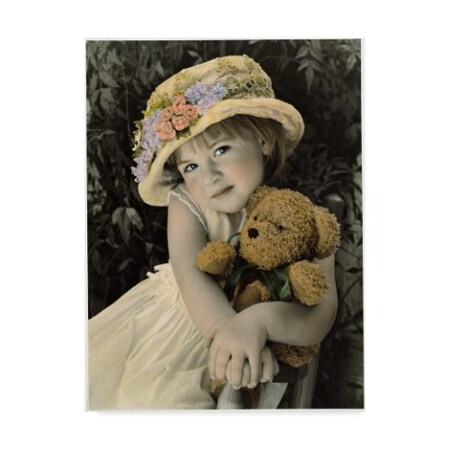 Trademark Fine Art Sharon Forbes 'Tessas Teddy' Canvas Art, 14x19 ALI33447-C1419GG